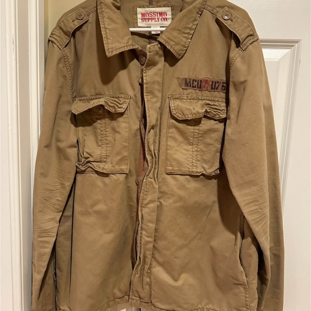 Mossimo Supply Co. Khaki Outerwear